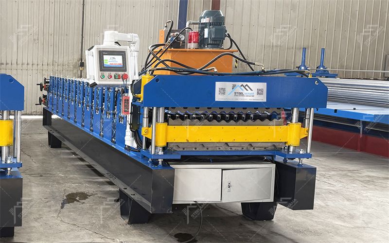 double layer roof sheet machine