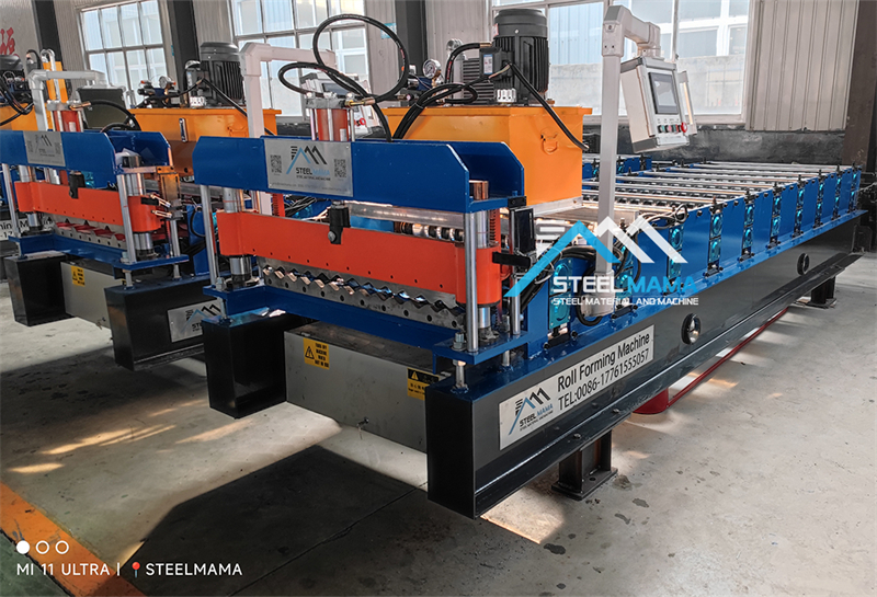 corrugated roofing machine