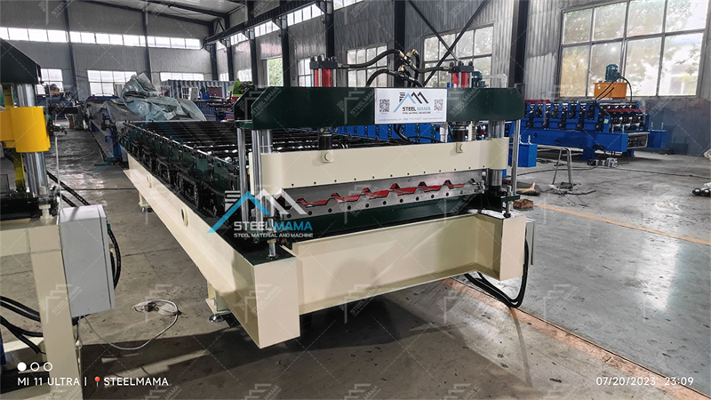 trapezoidal roof panel roll forming line