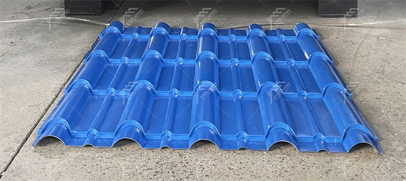 800 Glazed Q Tile Roll Forming Machine