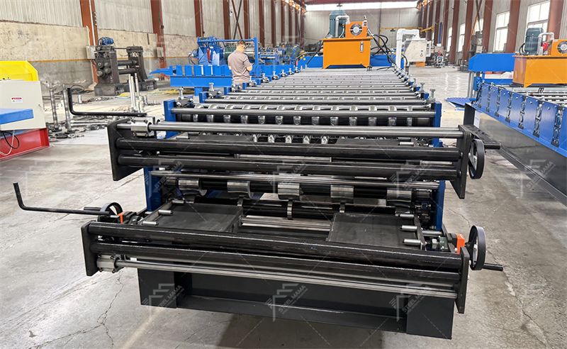 double layer roof panel roll forming machine