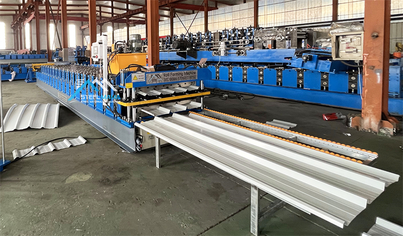 steel double layer roll forming machine