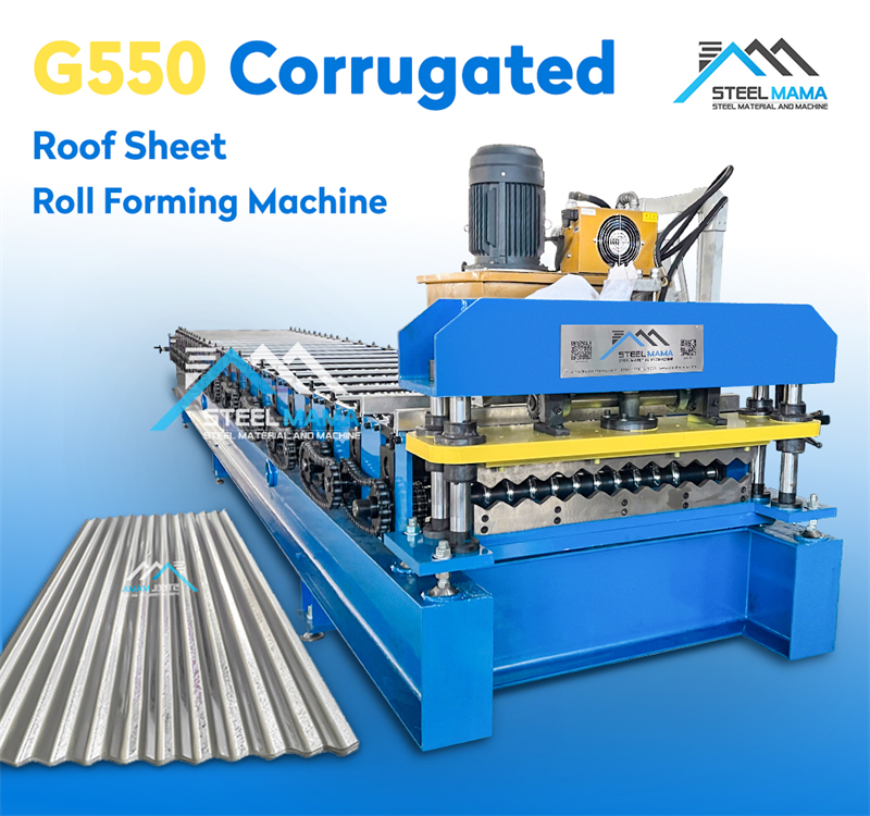 corrugated panel roll forming machine for roofing