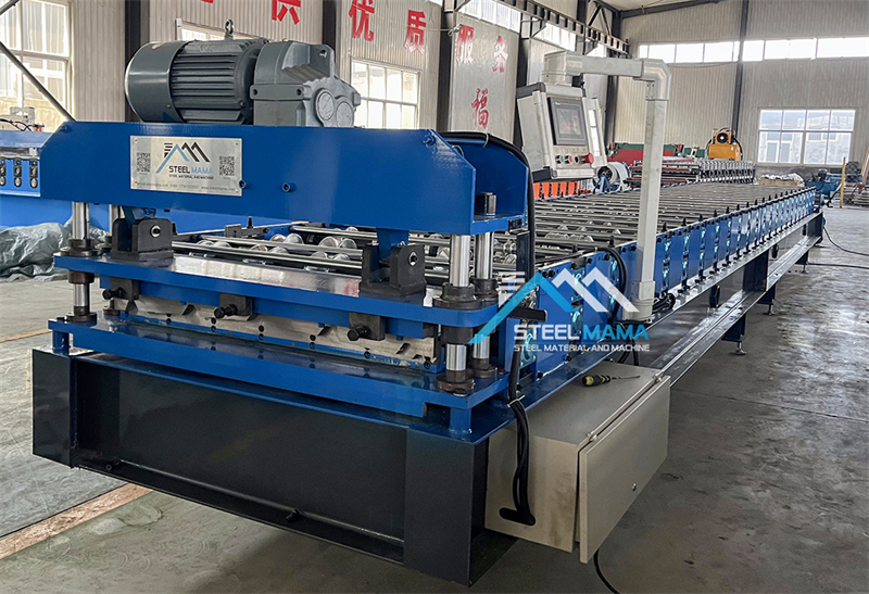 1000 Trapezoidal Sheet Cold Roll Forming Machine