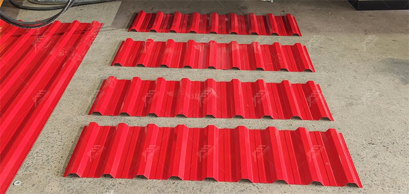H18 Trapezoidal Roofing Sheet Roll Forming Machine