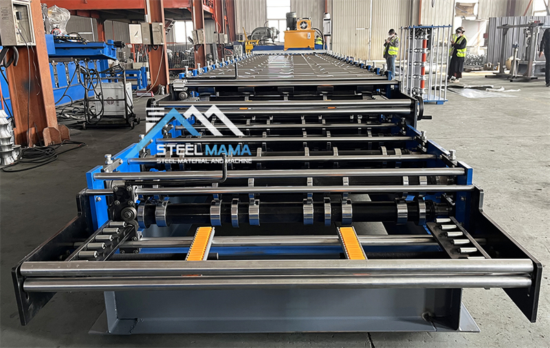 metal corrugated double layer roll forming machine