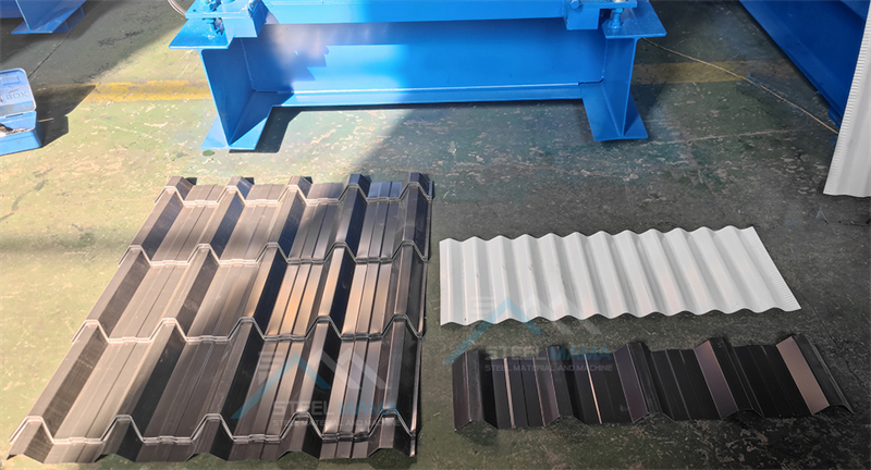 double sheet roof panel roll forming machine