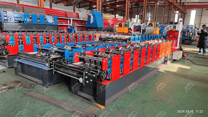 255 steel ridge cap machine