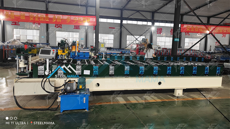 high speed trapezoidal sheet roll forming machine