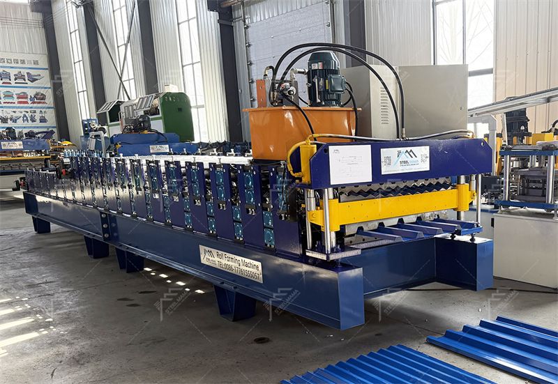 double layer roof sheet machine