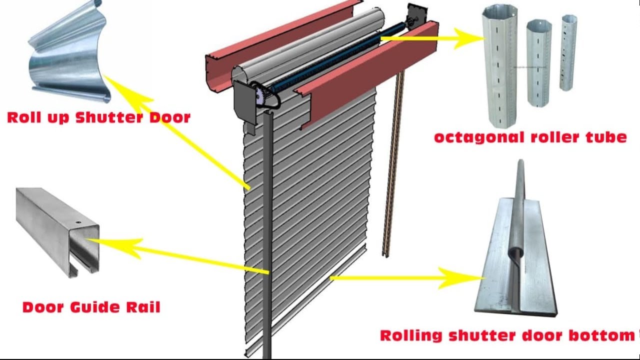 shutter door roll forming machine