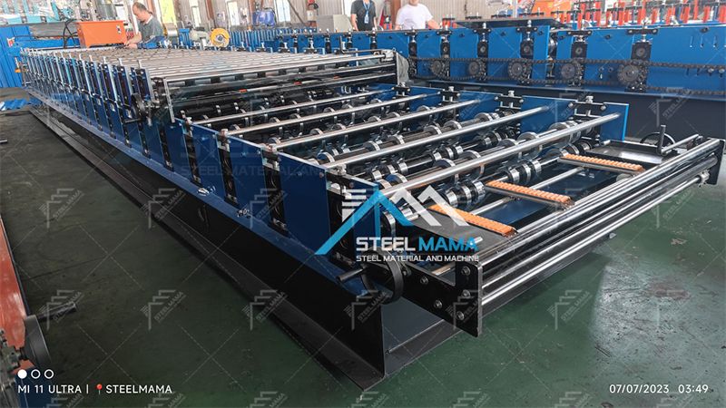 double layer roofing making machine