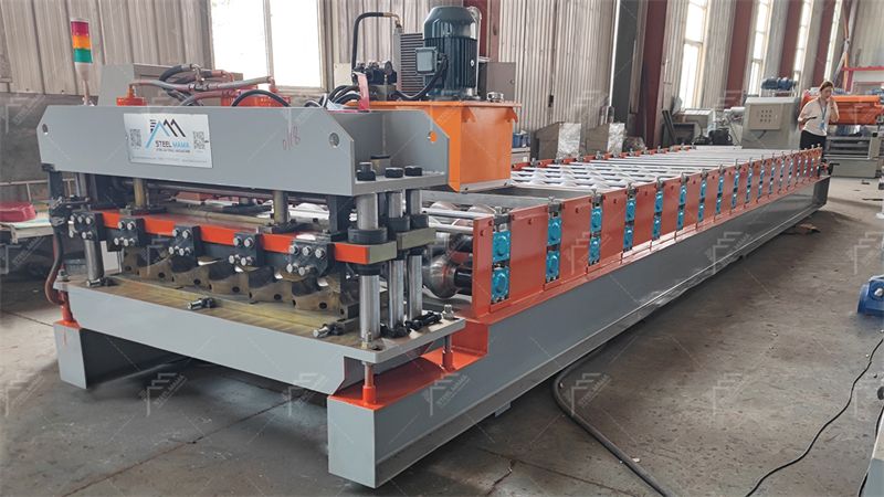 glazed zee tile roof forming machine