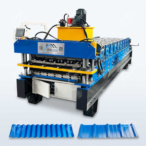 Steelmama Durable 820 IBR & 803 Corrugated Double Layer Roofing Sheet Rolling Machine for Bolivia