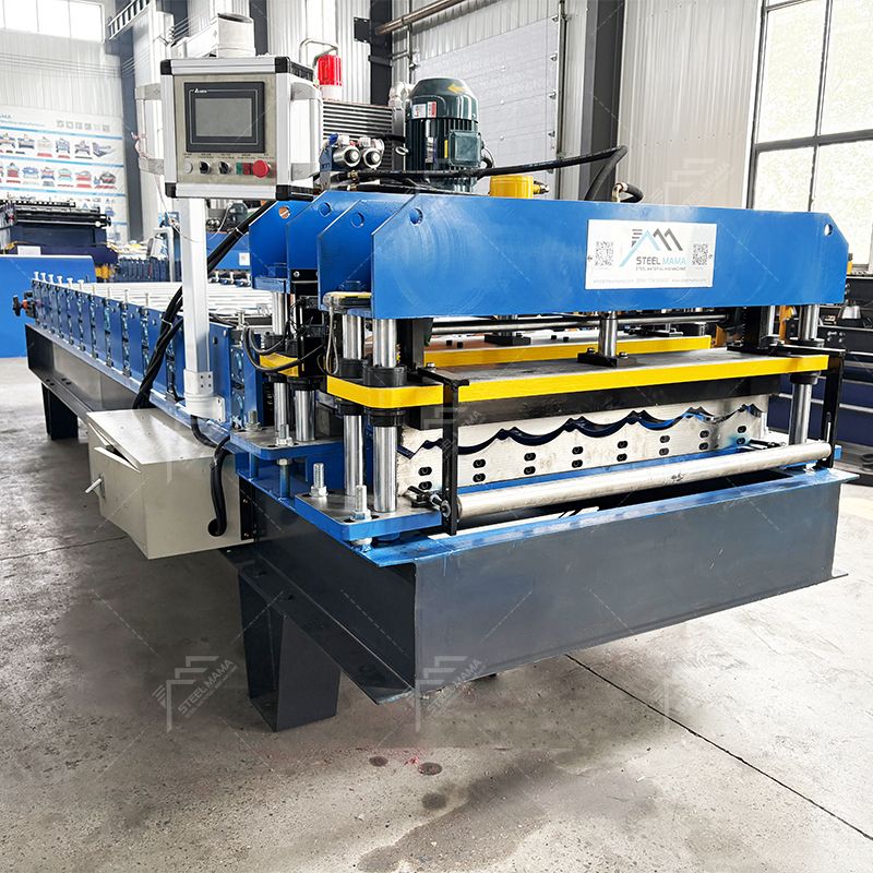 Iraq Popular High Efficiency Durable 1035 Glazed Tile Roof Sheet Roll Forming Machine