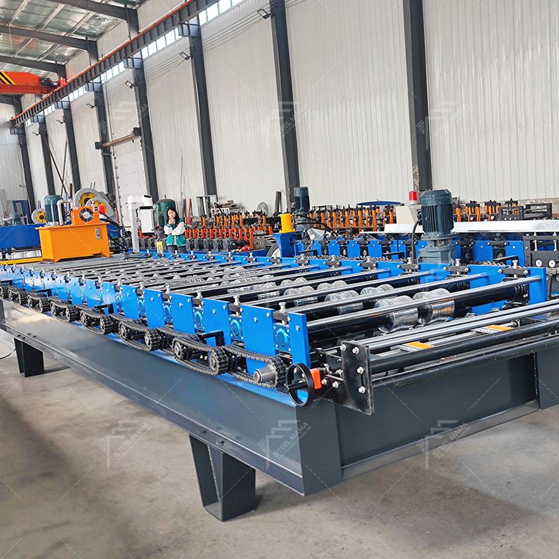 Iraq Popular High Performance Galvanized Steel 1000 Trapezoidal Roofing Sheet Roll Forming Machine