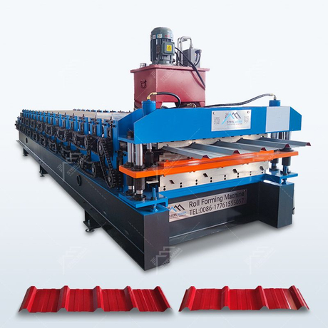 Peru Popular High Standard TR4 Trapezoidal & TR5 Trapezoidal Roofing Sheet Double Layer Machine