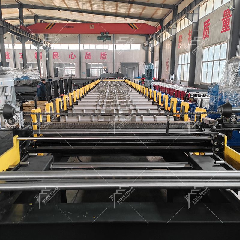 Russian Popular High Efficiency Premium Decking Floor Roll Forming Machine