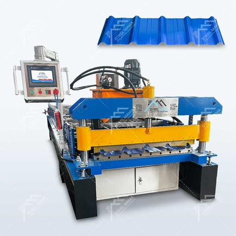 Cameroon Popular Galvanized Color Steel 840 Trapezoidal Roofing Sheet Roll Forming Machine