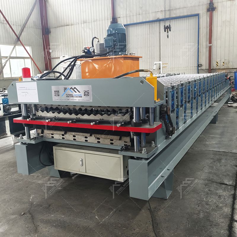 Peru Popular Full Automatic TR4 & 988 Corrugated Roofing Sheet Double Layer Machine