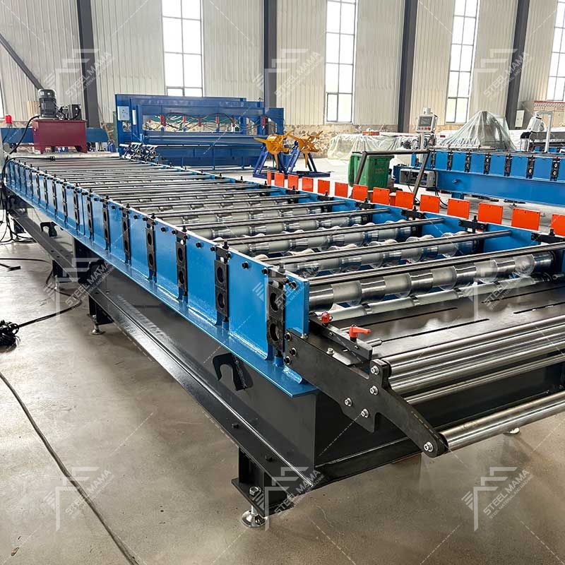Colombia Popular Easy Operation TR6 Trapezoidal Roofing Sheet Roll Forming Making Machine