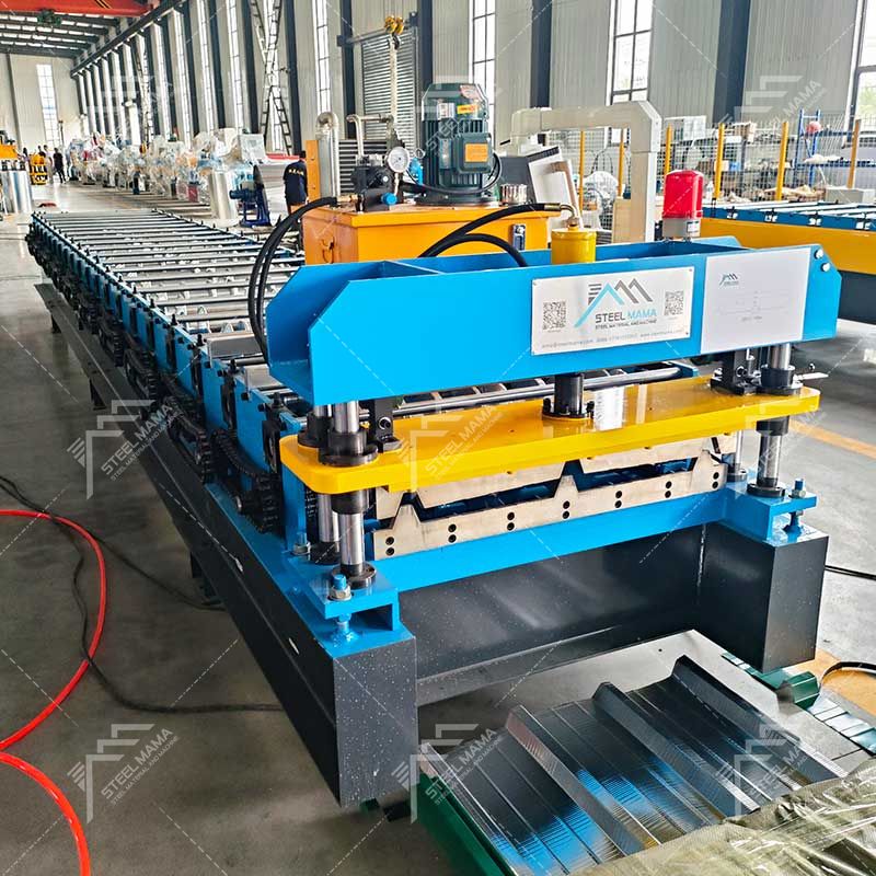 Ivory Coast Popular High Output 820 Trapezoidal Roof Sheet Metal Panel Forming Machine Line