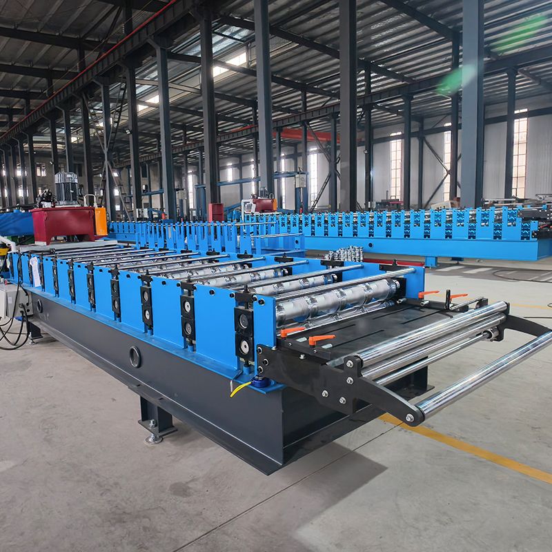 Kenya Popular High Efficiency High Quality Durable 800 Tile Roof Sheet Roll Forming Machine
