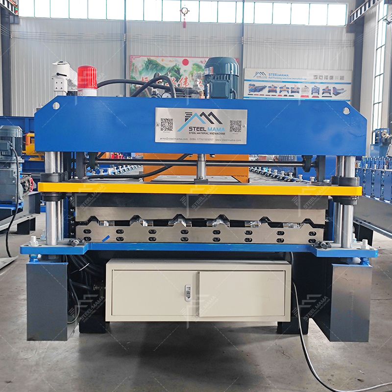 Iraq Popular High Performance Galvanized Steel 1000 Trapezoidal Roofing Sheet Roll Forming Machine