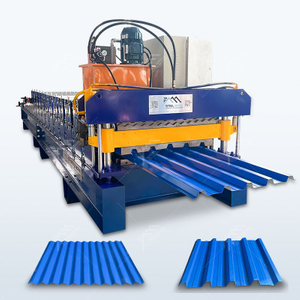 South Africa Popular Customizable 686 Trapezoidal & 762 Corrugated Roofing Sheet Double Layer Machine