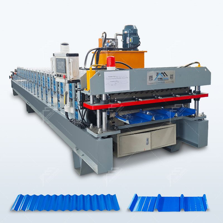 Peru Popular Full Automatic TR4 & 988 Corrugated Roofing Sheet Double Layer Machine