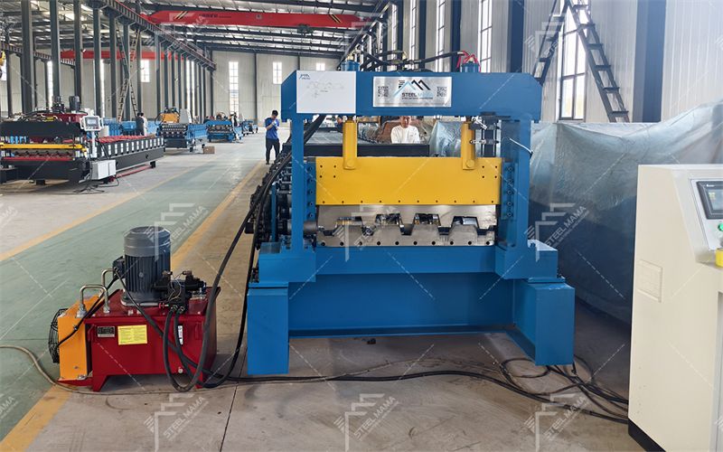 steel floor decking roll forming machine