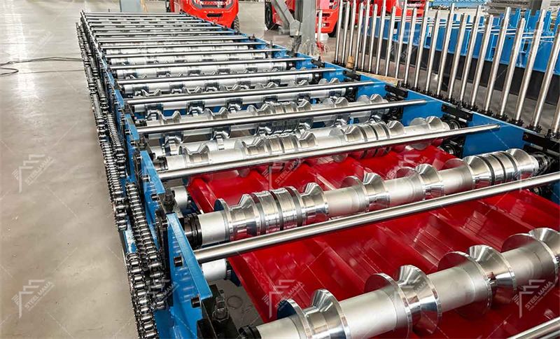 trapezoidal roof roll forming machine