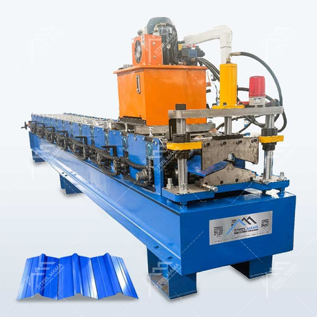 Steelmama Honduras Popular High Performance 307 Ridge Cap Roll Forming Machine Line