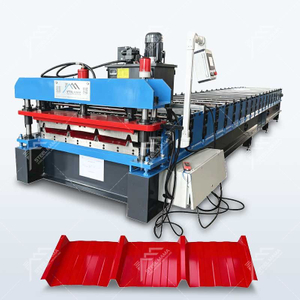 Peru Popular Full Automatic TR4 Trapezoidal Roofing Sheet Panel Roll Forming Machine Line