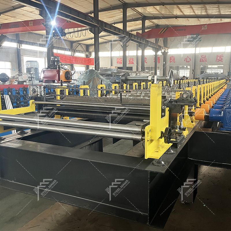 Russian Popular High Efficiency Premium Decking Floor Roll Forming Machine