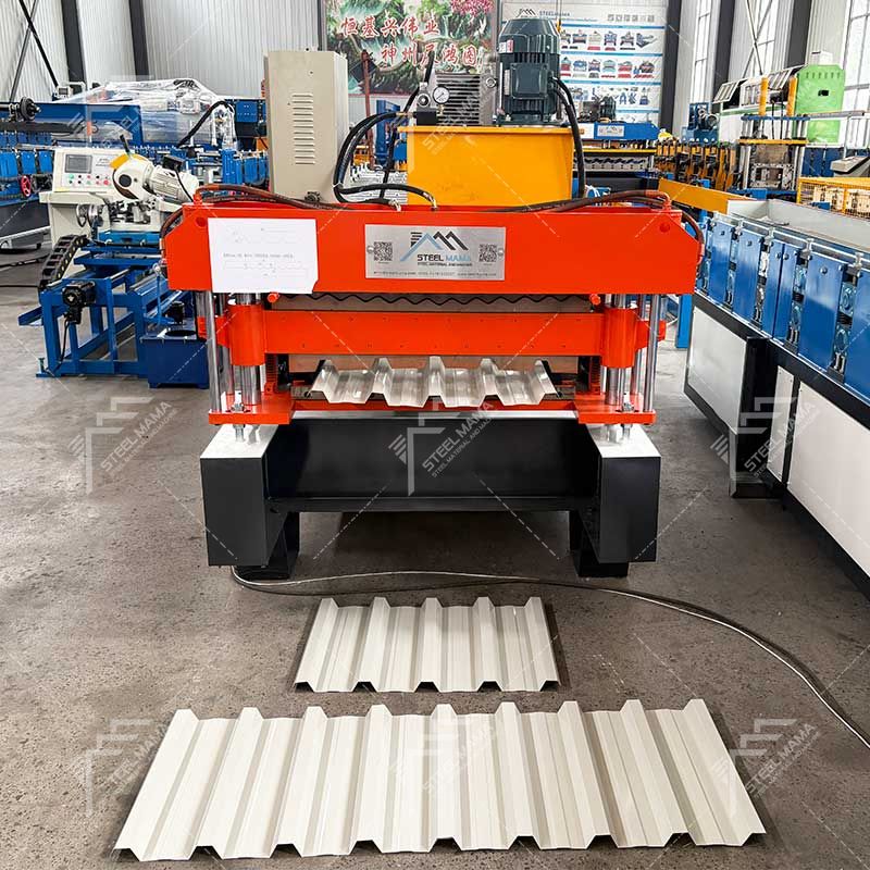 Steelmama Russian Popular Premium Color Steel 686 IBR & 762 Corrugated Roofing Sheet Double Layer Machine