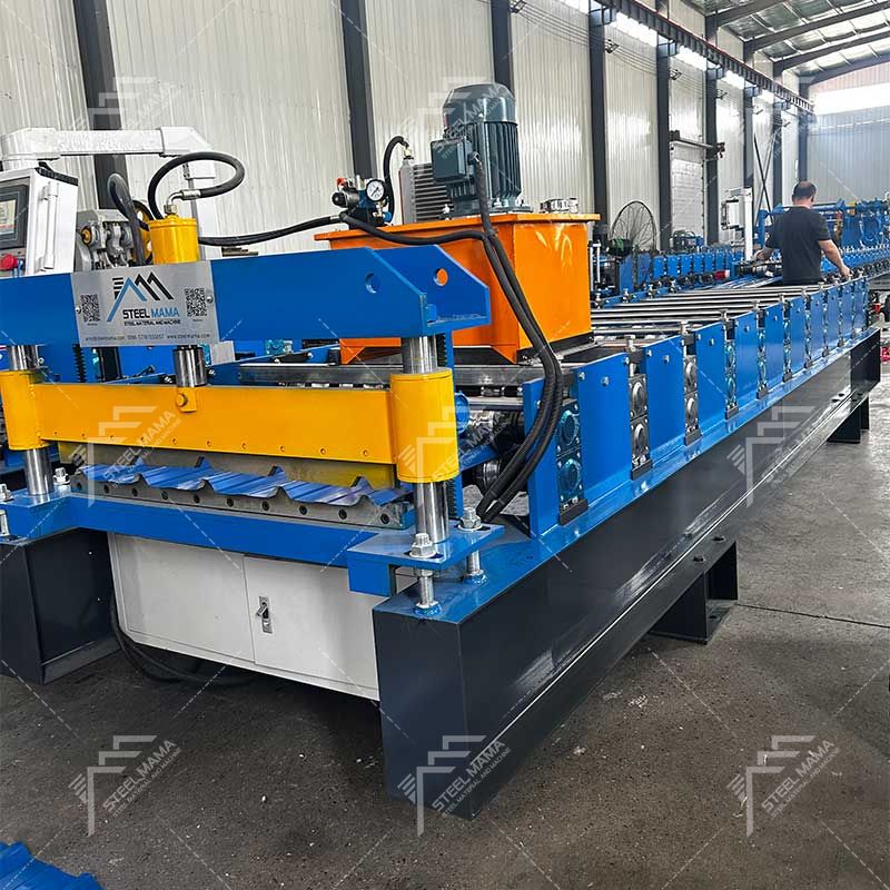 Cameroon Popular Galvanized Color Steel 840 Trapezoidal Roofing Sheet Roll Forming Machine