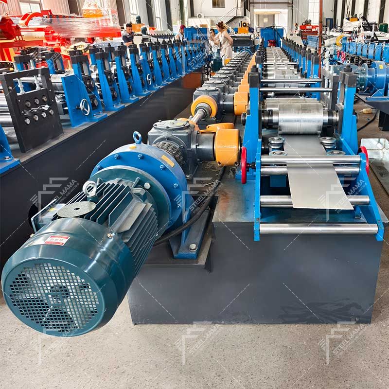 Steelmama Indonesia Popular Professional Production Steel C Purlin Roll Forming Machine