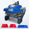 Bolivia Popular Automatic 840 Tile & 825 Corrugated Color Steel Double Layer Roof Sheet Roll Forming Machine