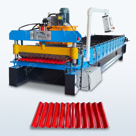 Zambia Popular High Standard Metal Corrugated Roof Sheet Roll Forming Machine