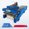 Steelmama Colombia Popular Full Automatic R101 IBR & Glazed Q Tile Roofing Sheet Double Layer Machine