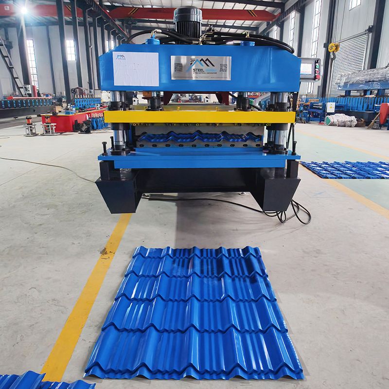 Kenya Popular High Efficiency High Quality Durable 800 Tile Roof Sheet Roll Forming Machine