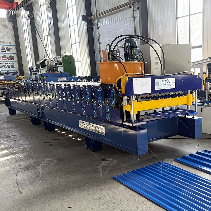South Africa Popular Customizable 686 Trapezoidal & 762 Corrugated Roofing Sheet Double Layer Machine