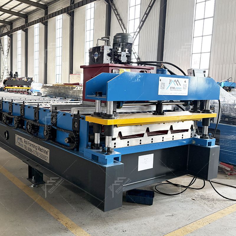 Peru Popular Automatic Aluminum Tr4 IBR Roof Sheet Steel Profile Roll Forming Machine 