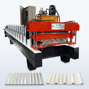 Steelmama Russian Popular Premium Color Steel 686 IBR & 762 Corrugated Roofing Sheet Double Layer Machine