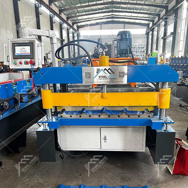 Cameroon Popular Galvanized Color Steel 840 Trapezoidal Roofing Sheet Roll Forming Machine