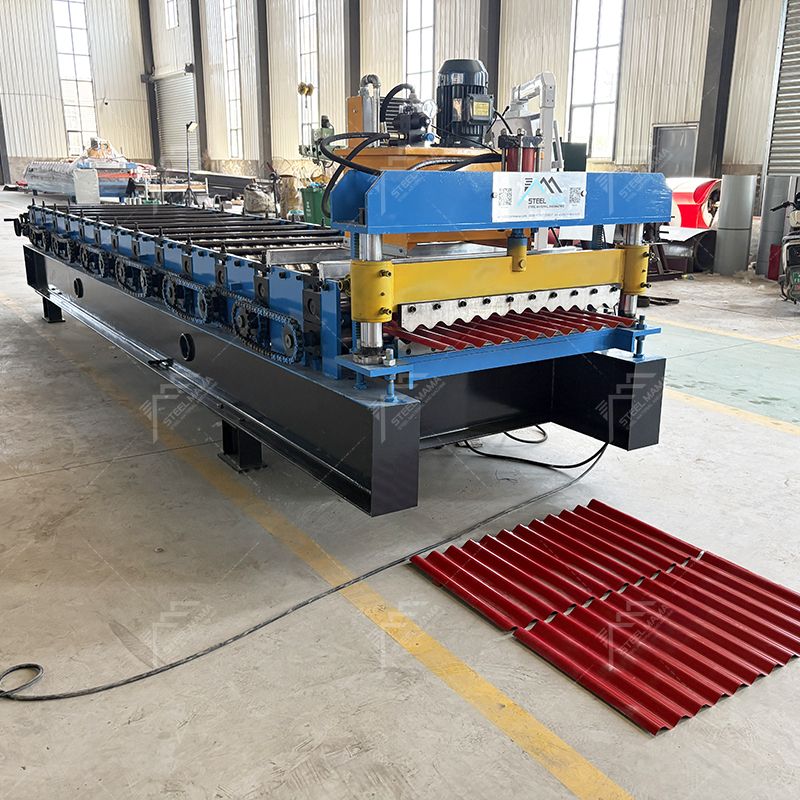 Zambia Popular High Standard Metal Corrugated Roof Sheet Roll Forming Machine