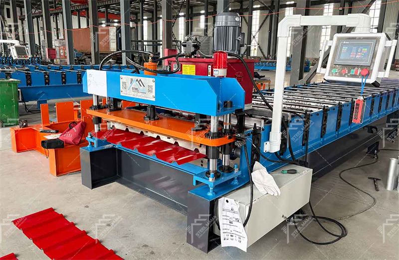trapezoidal sheet roll forming machine