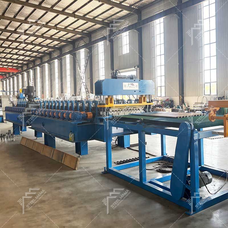 Steelmama High Output Durable Bolivia Popular 836 Corrugated Roof Sheet Roll Forming Machine