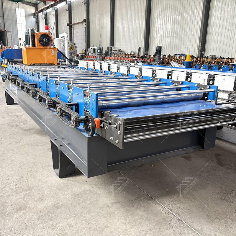 Iraq Popular High Efficiency Durable 1035 Glazed Tile Roof Sheet Roll Forming Machine
